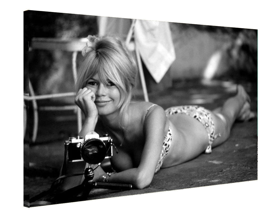 Portraits (B&W) -  Brigitte Bardot Swimming Pool