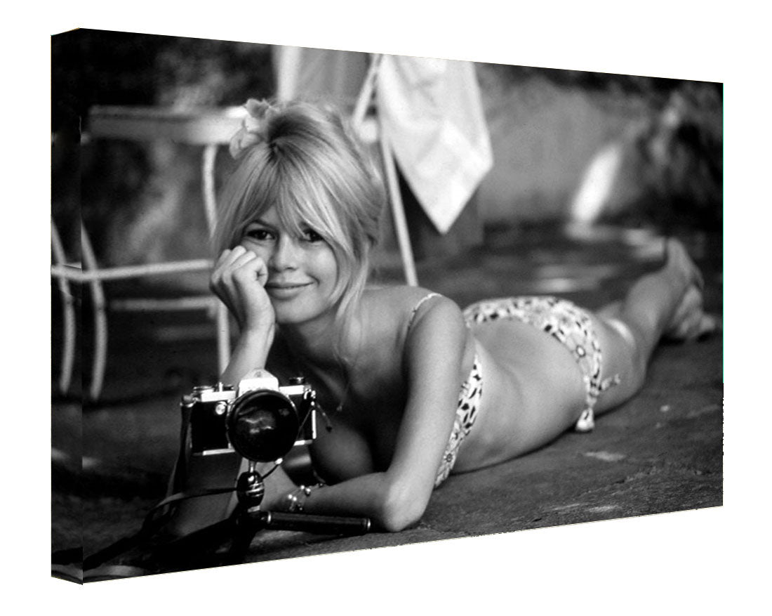 Portraits (B&W) -  Brigitte Bardot Swimming Pool