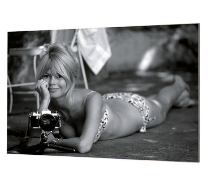 Portraits (B&W) -  Brigitte Bardot Swimming Pool