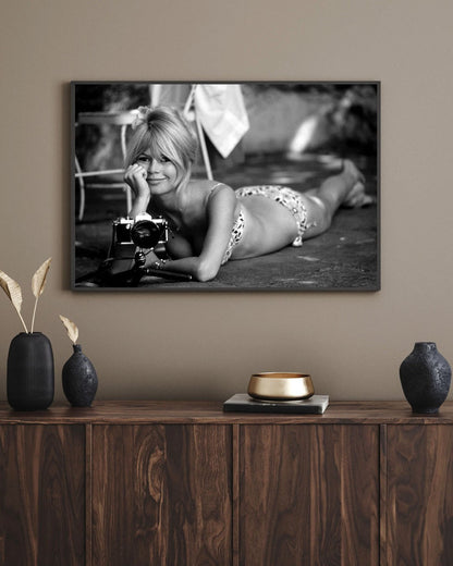 Portraits (B&W) -  Brigitte Bardot Swimming Pool