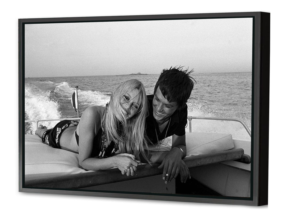 Portraits (B&W) -  Brigitte Bardot Yacht