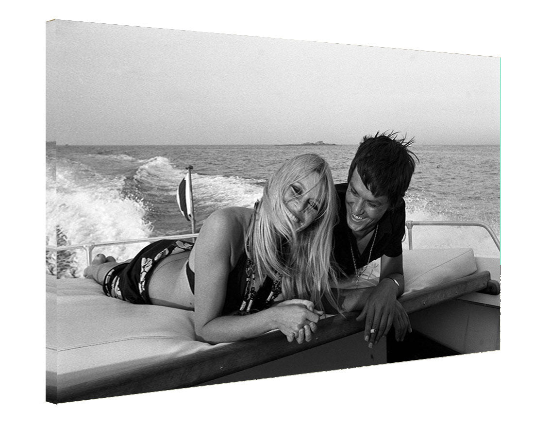 Portraits (B&W) -  Brigitte Bardot Yacht