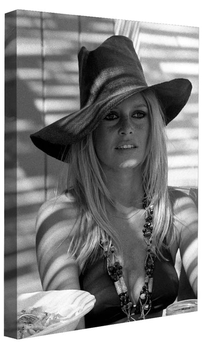 Portraits (B&W) -  Brigitte Bardot on the beach