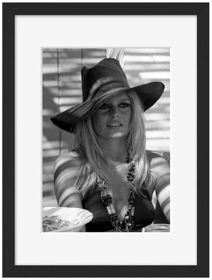 Portraits (B&W) -  Brigitte Bardot on the beach