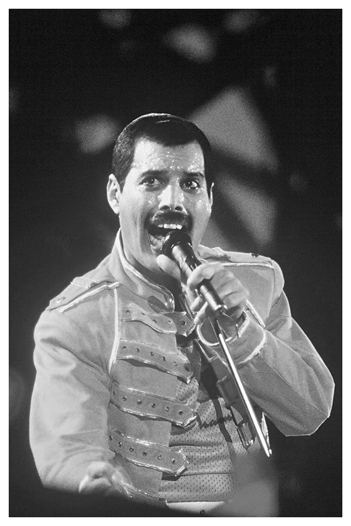 Portraits (B&W) -  Freddie Mercury Wembley