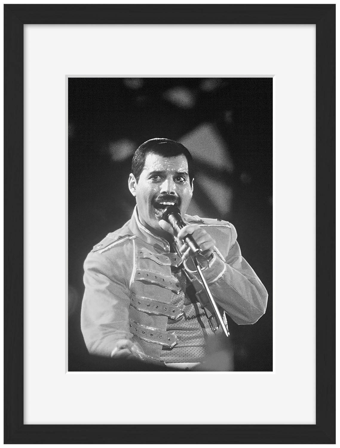 Portraits (B&W) -  Freddie Mercury Wembley