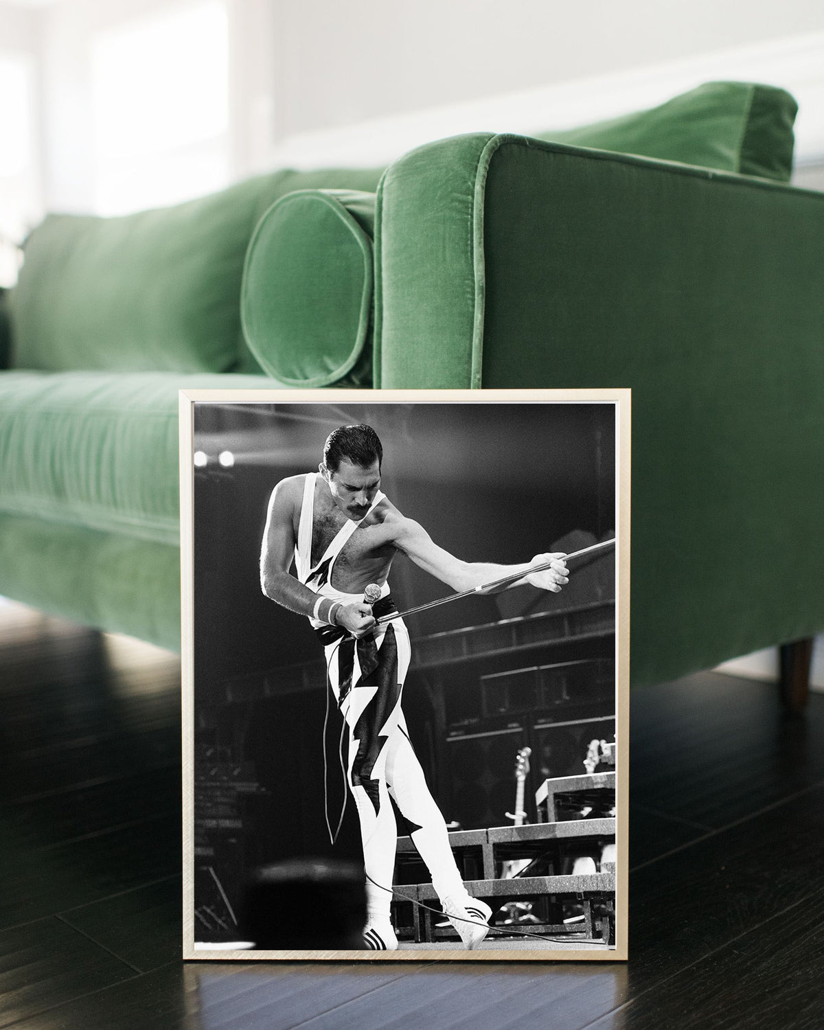 Portraits (B&W) -  Freddie Mercury on stage
