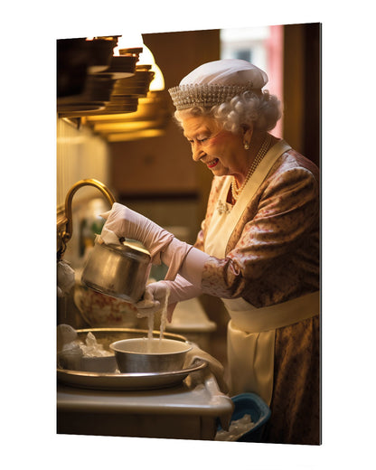 The Queen -  Cleaning Dishes