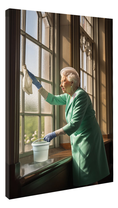The Queen -  Cleaning Windows
