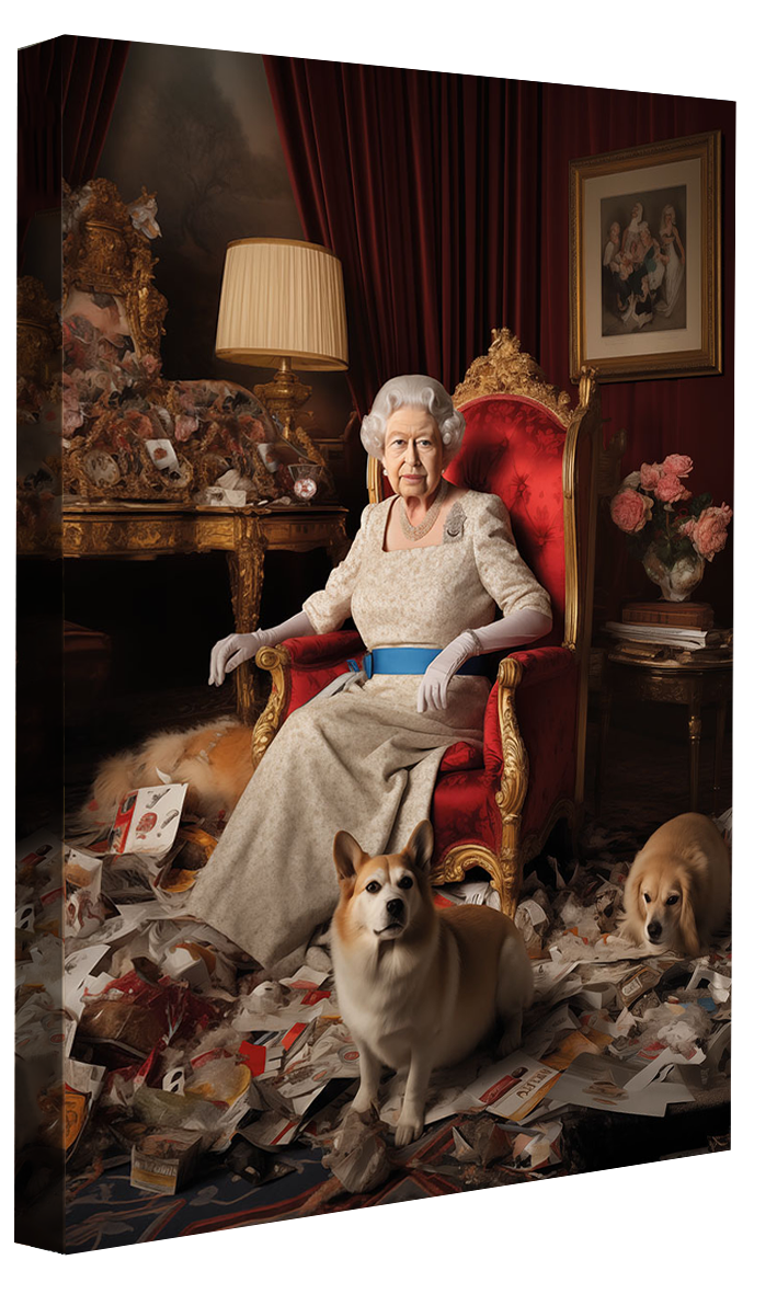 The Queen -  Corgis Mess