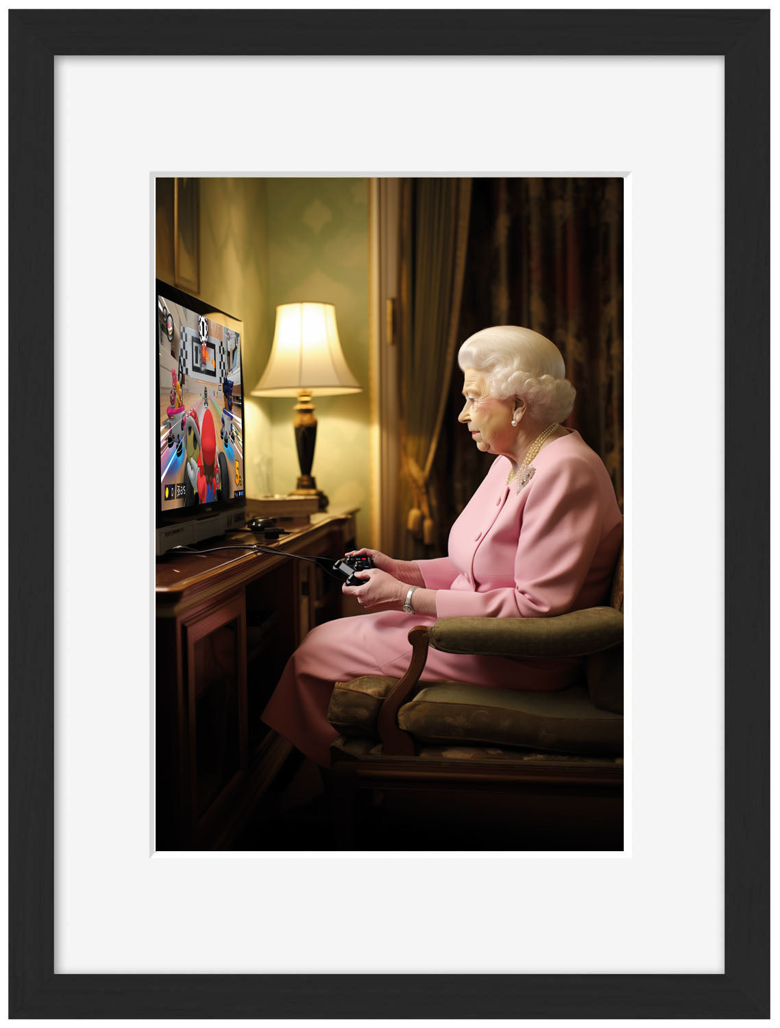 The Queen -  Playing Video Games