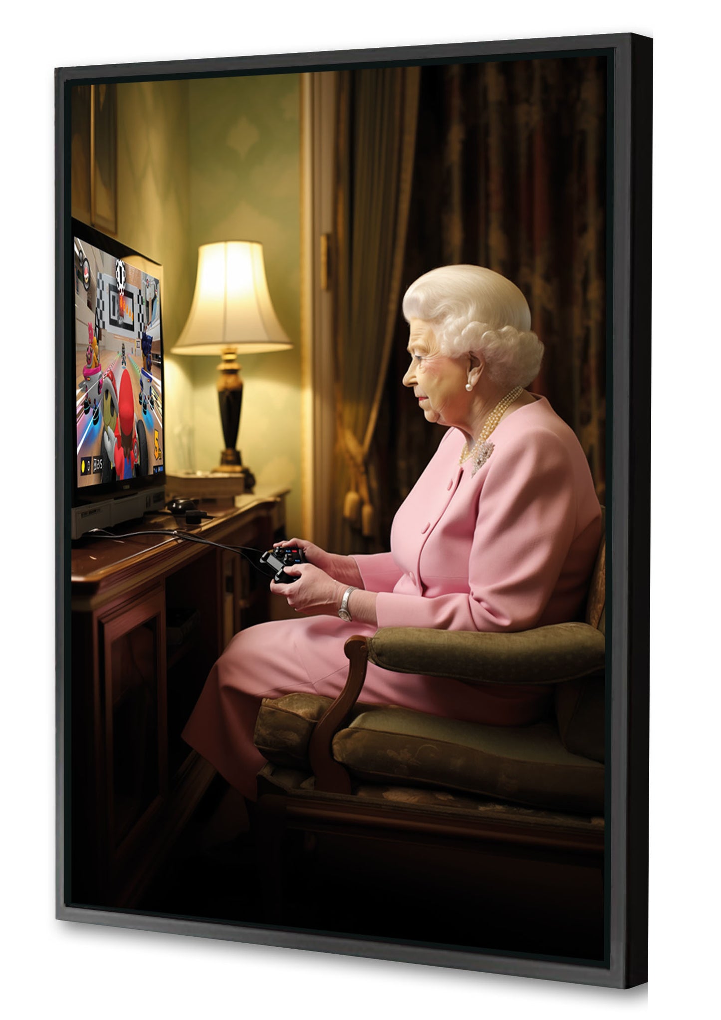 The Queen -  Playing Video Games