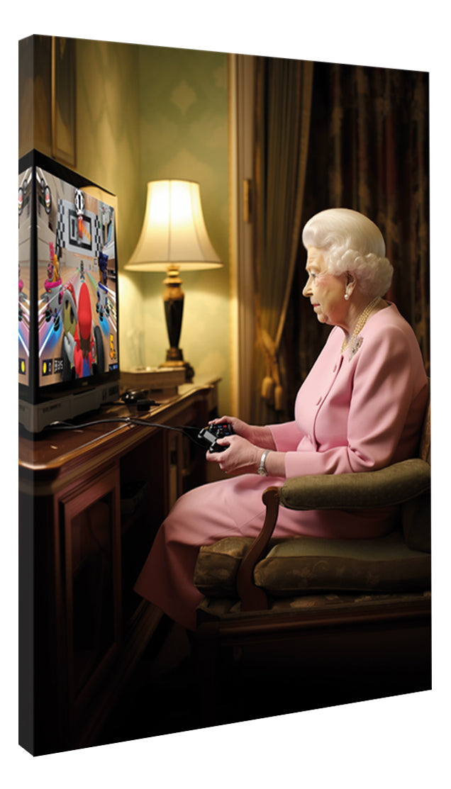 The Queen -  Playing Video Games