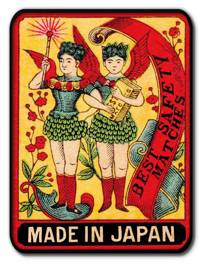 Plateau métal - Safety Matches - Fairies - 15 x 20 cm