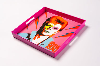 Bowie Pink - 33 x 33 cm