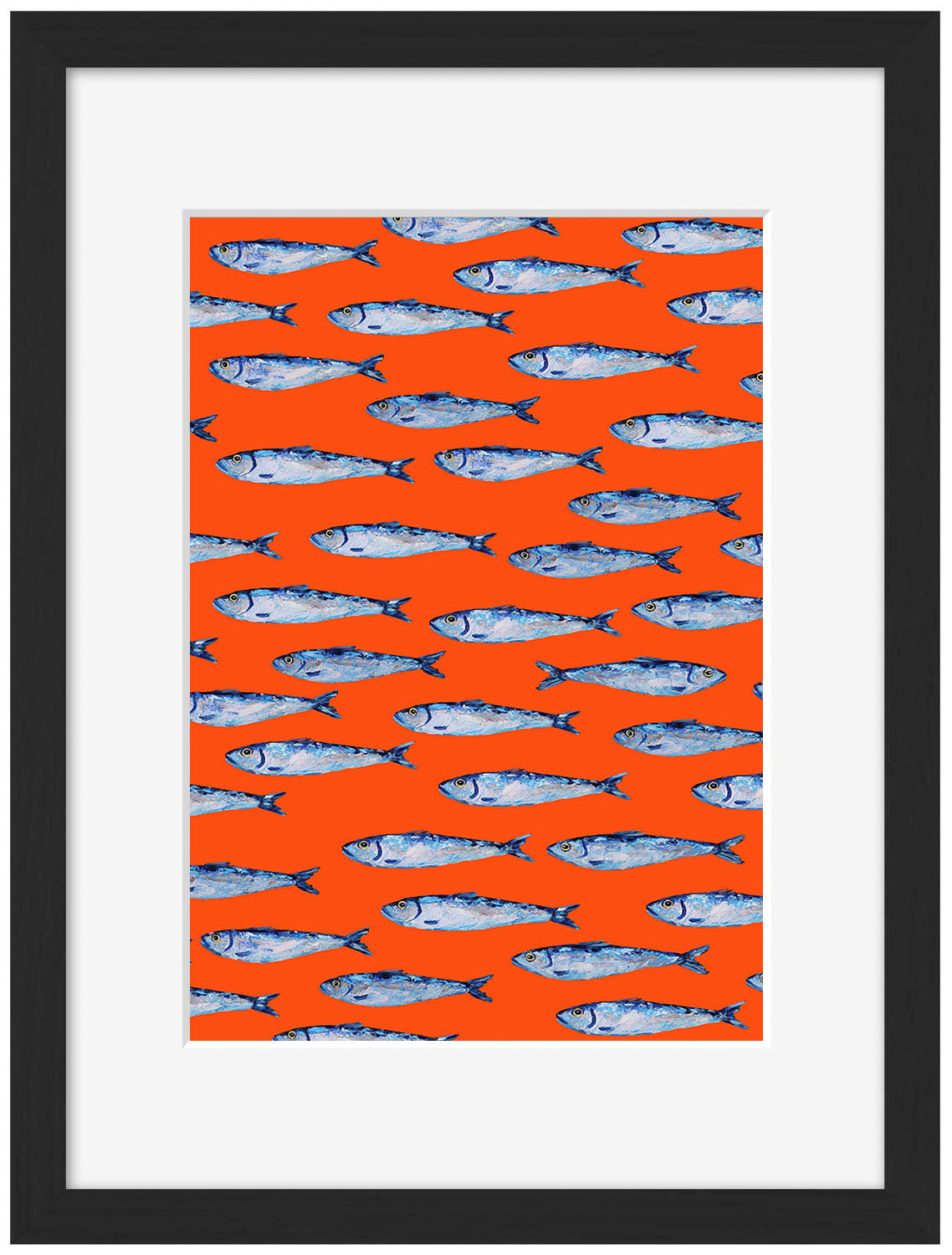 Alice Straker - Sardines Swimming Orange