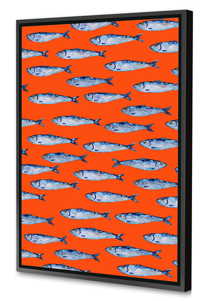 Alice Straker - Sardines Swimming Orange