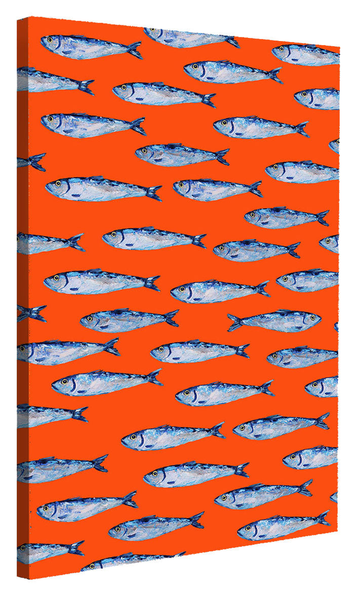 Alice Straker - Sardines Swimming Orange