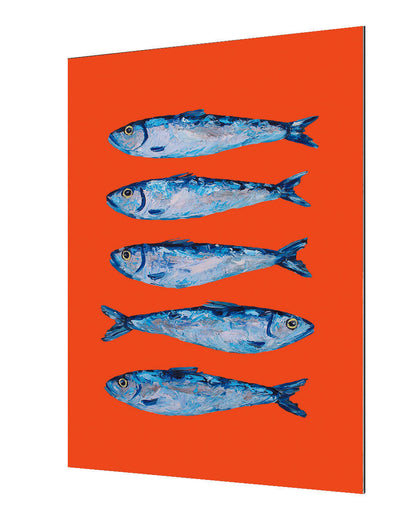 Alice Straker - Sardines on Orange