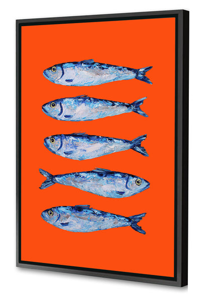 Alice Straker - Sardines on Orange