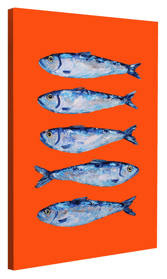 Alice Straker - Sardines on Orange