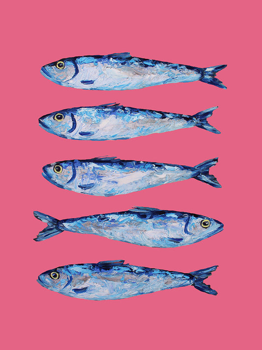 Alice Straker - Sardines on Pink