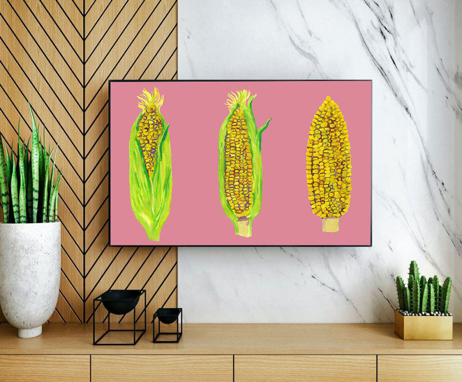 Alice Straker - Sweetcorn on Pink