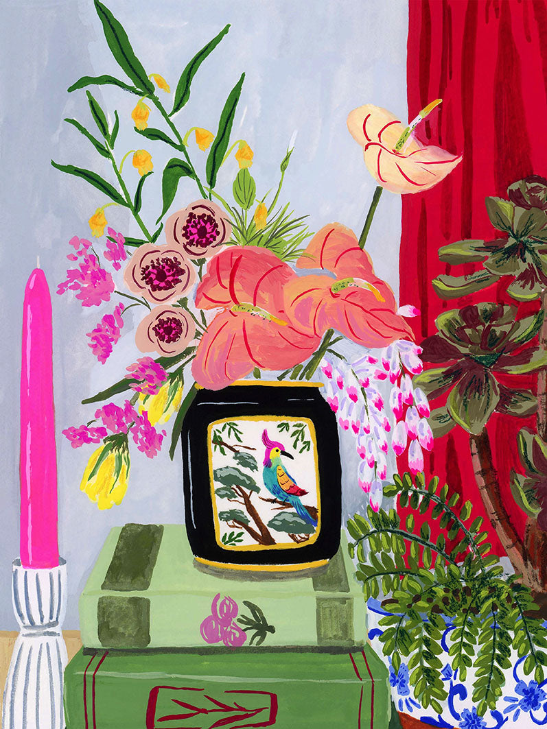 Sarah Gesek - Bird vase