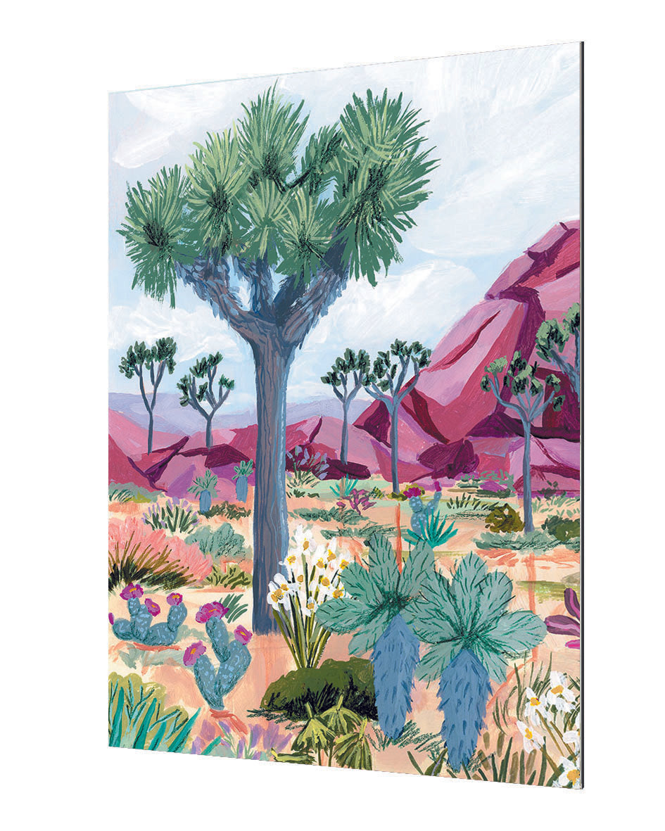 Sarah Gesek - Tree mauve rocks