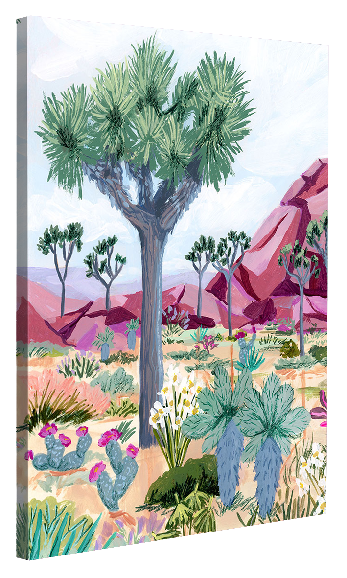 Sarah Gesek - Tree mauve rocks