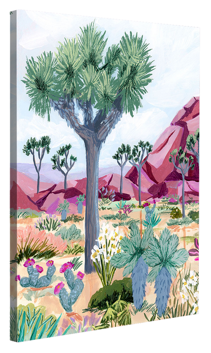 Sarah Gesek - Tree mauve rocks