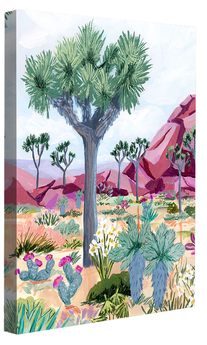 Sarah Gesek - Tree mauve rocks