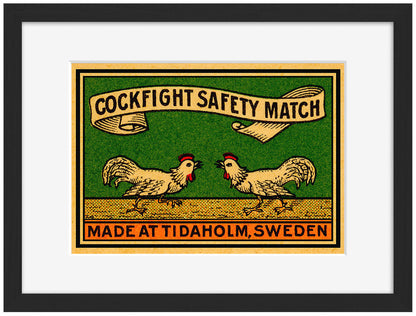 Safety Matches - Cock Fight