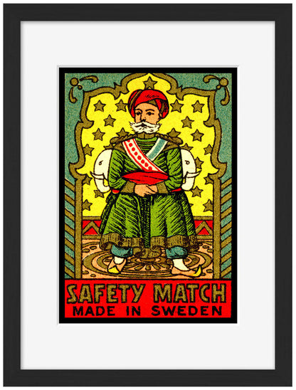 Safety Matches - King with Elephant