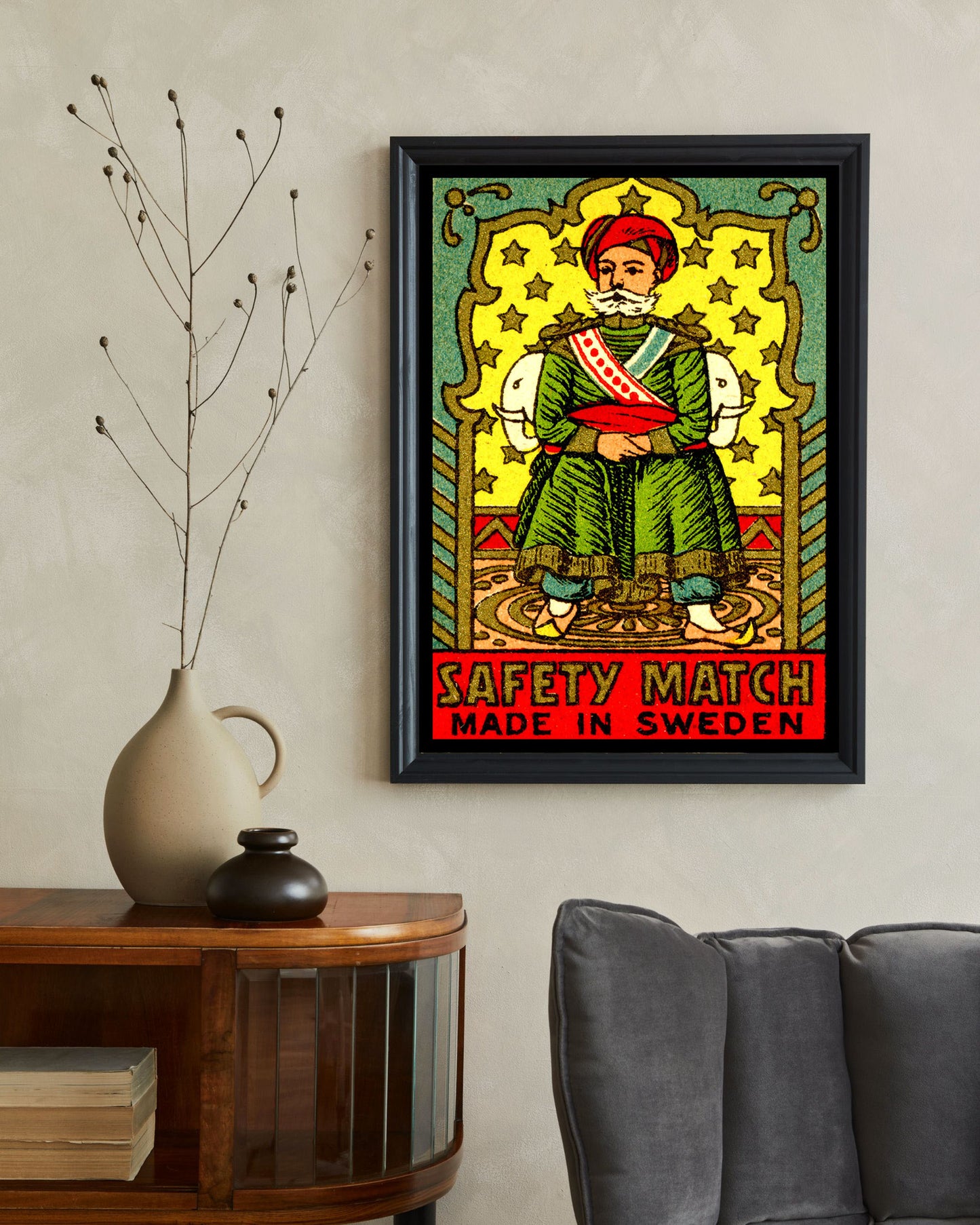 Safety Matches - King with Elephant