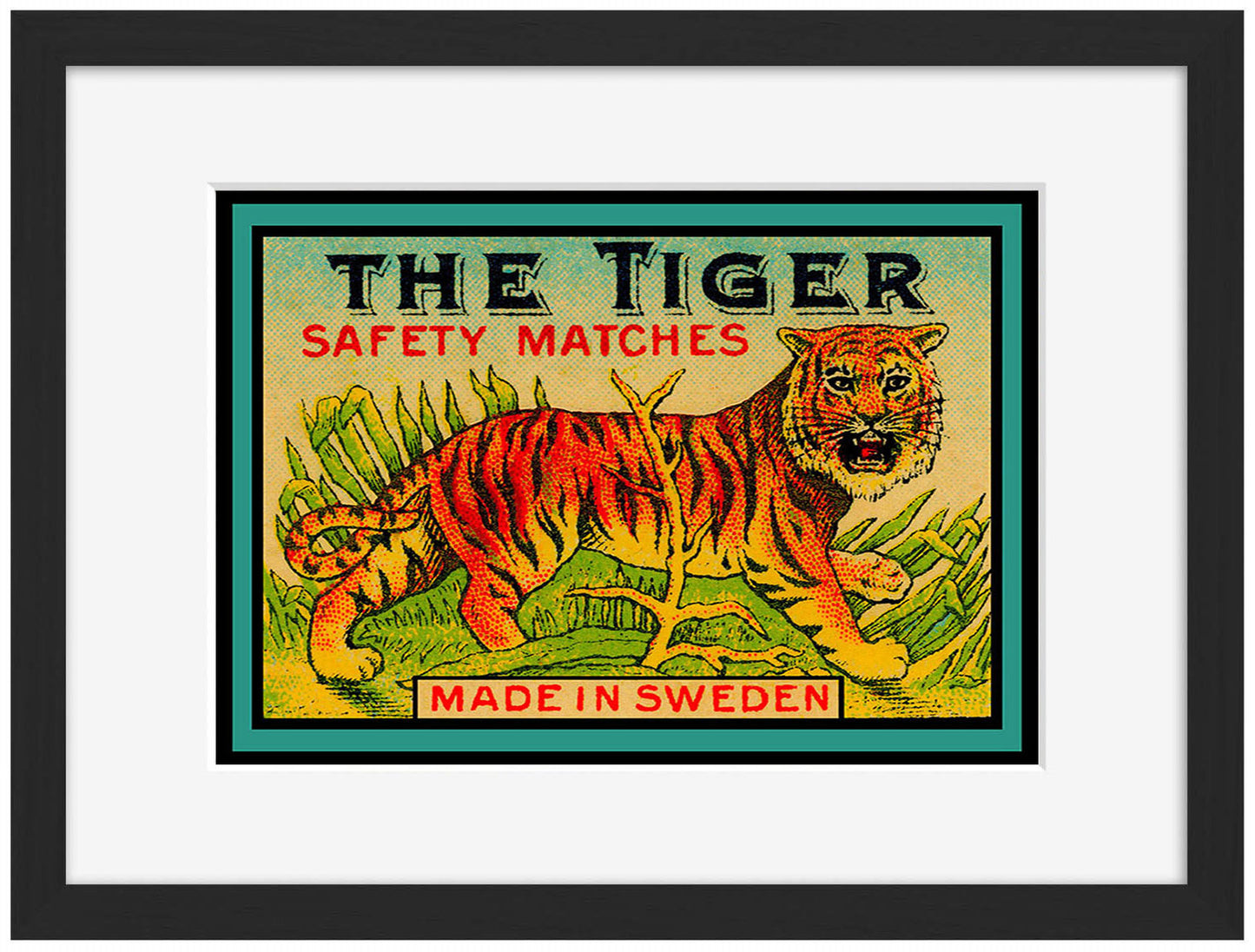 Safety Matches - The Tiger