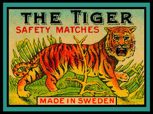 Safety Matches - The Tiger