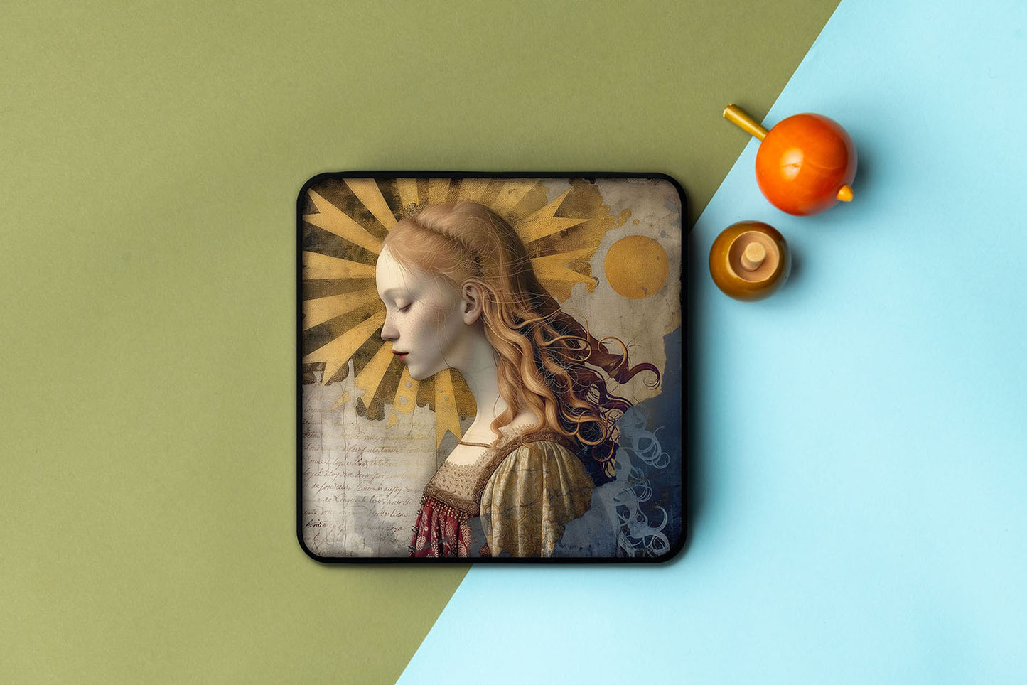 Plateau métal - Alisa - Prudence - 15 x 15 cm