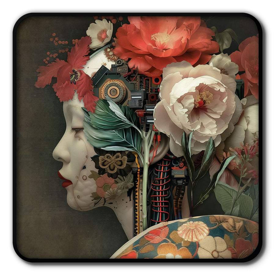 Plateau métal - Alisa - The Botanical Robot 2 - 15 x 15 cm