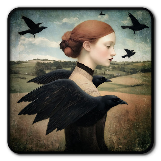 Metal Tray - Alisa - Wings - 15 x 15 cm