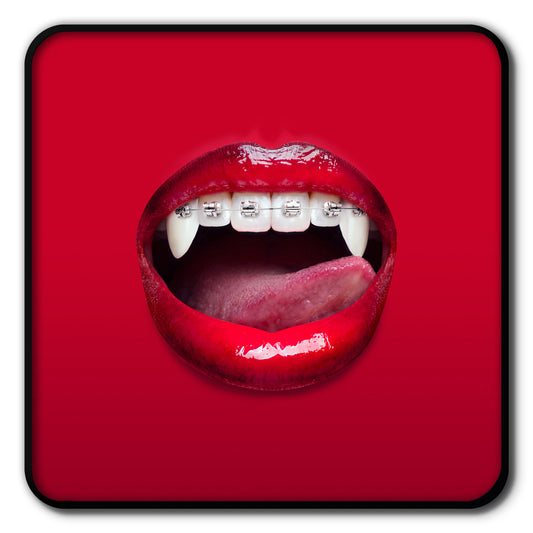 Metal Tray - Artem - Vampires Braces - 15 x 15 cm