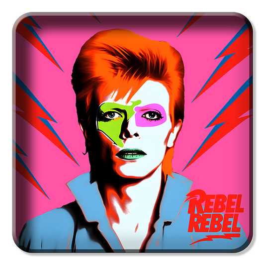 Square Trays -  Pop Art David Bowie