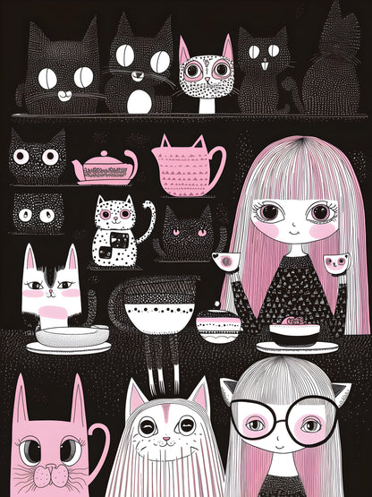 Tany Autoshi - The girl and the cats # 1