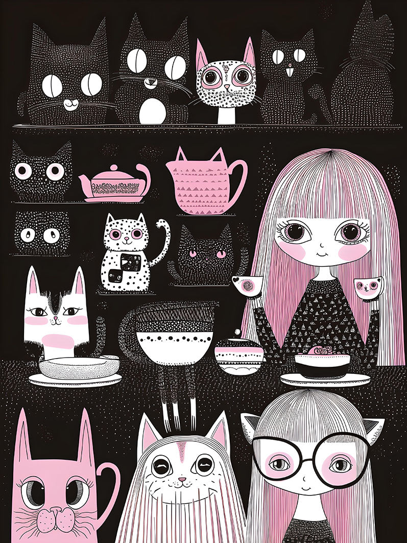 Tany Autoshi - The girl and the cats # 1