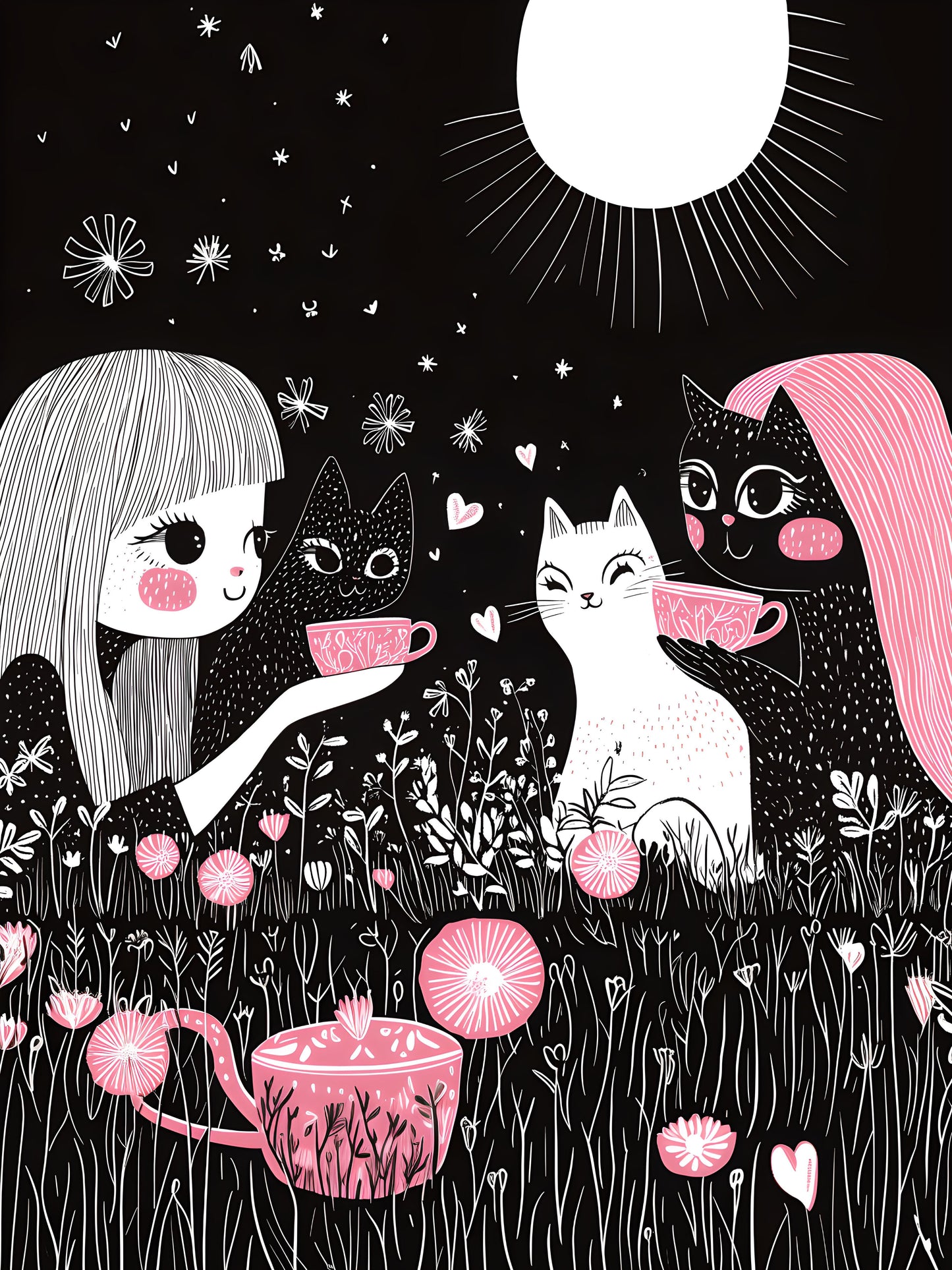 Tany Autoshi - The girl and the cats # 2