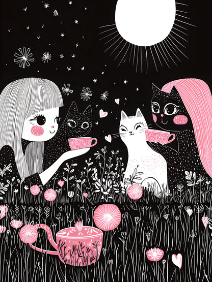 Tany Autoshi - The girl and the cats # 2