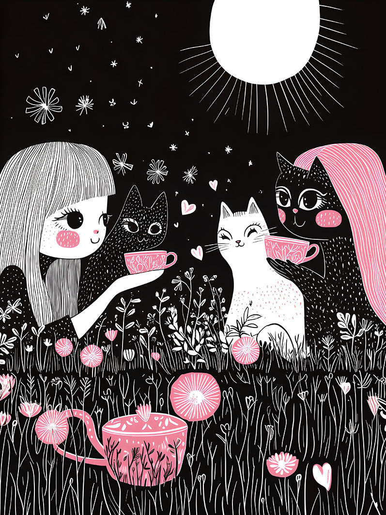 Tany Autoshi - The girl and the cats # 2