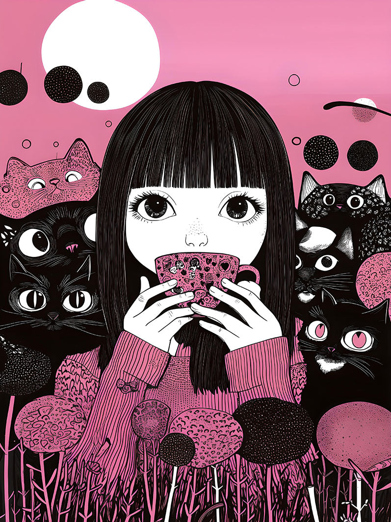 Tany Autoshi - The girl and the cats # 5