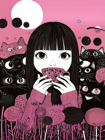 Tany Autoshi - The girl and the cats # 5