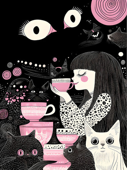 Tany Autoshi - The girl and the cats # 6